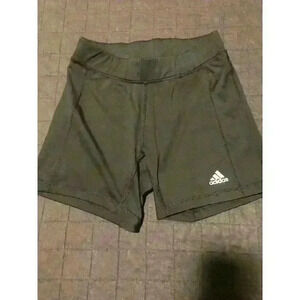 Adidas Climalite Spandex All Black Shorts Small 5in inseam‎